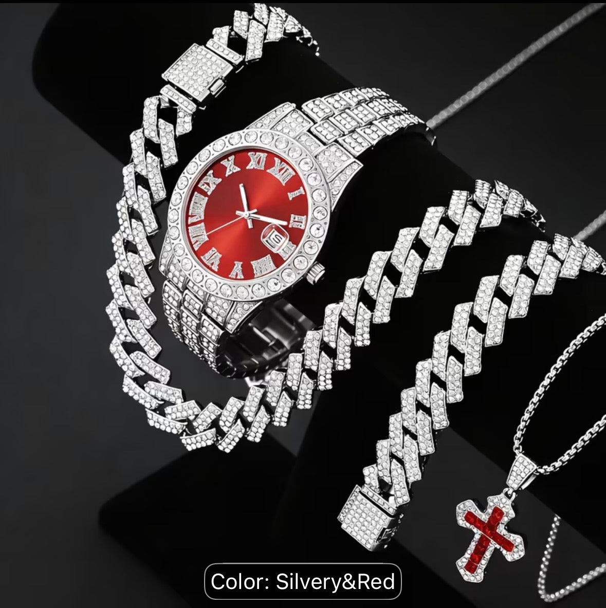 Red diamond jewelry bundle