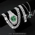 Green diamond jewelry bundle